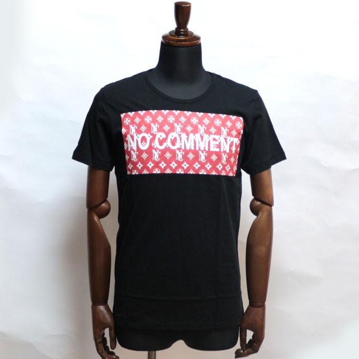 NO COMMENT PARIS ノーコメントパリ LTN41 M-CREW JP mono logo 半袖 T