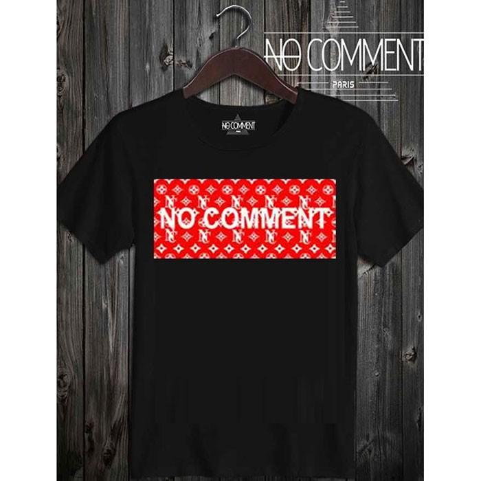 NO COMMENT PARIS ノーコメントパリ LTN41 M-CREW JP mono logo 半袖 T