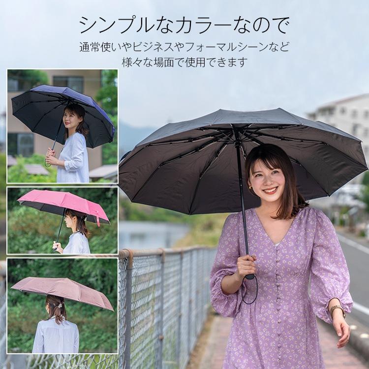 折りたたみ傘 風に強い 大きい 超軽量 折り畳み傘 レディース 10本骨 100cm ワンタッチ 傘 かさ 耐風 通勤 通学 ビジネス |  | 03