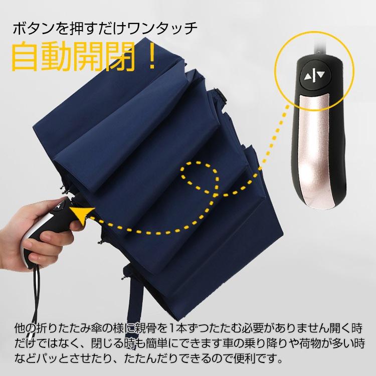 折りたたみ傘 風に強い 大きい 超軽量 折り畳み傘 レディース 10本骨 100cm ワンタッチ 傘 かさ 耐風 通勤 通学 ビジネス |  | 05