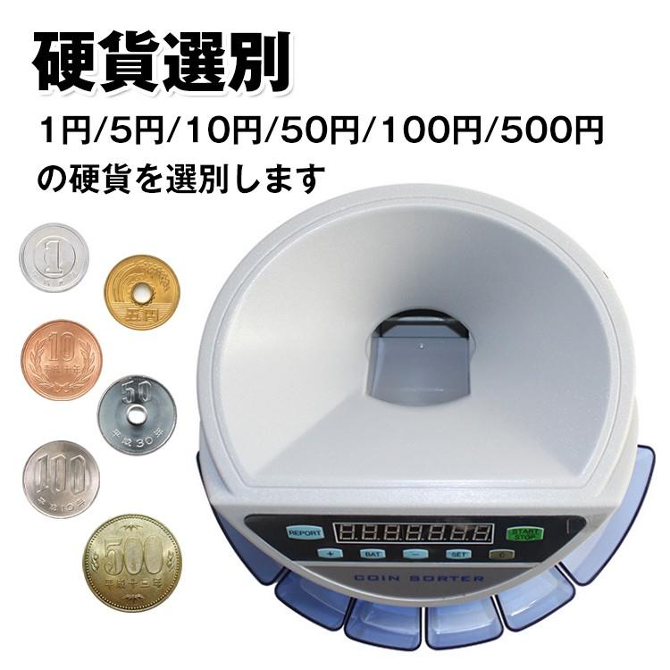 コインカウンター 自動 硬貨 計数機 電動 高速 コインソーター 選別 デジタル マネー 計算 小銭 経理 会計業務 仕事 |  | 03