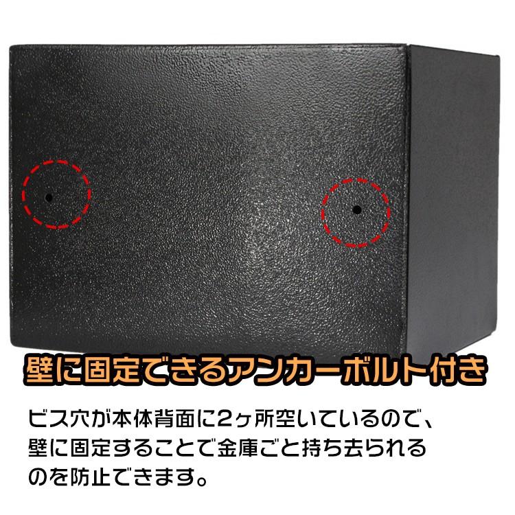 テンキー式金庫 簡単設置 小型金庫 家庭 オフィス 事務所 貴重品保管 保管 暗証番号設定 防犯対策 貴重品管理 |  | 06