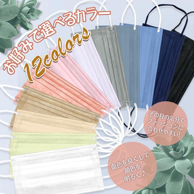 100枚セット 血色カラーマスク 100枚入り　血色マスク 不織布マスク 使い捨てマスク 3Ｄ立体構造 ウイルス99％カット 幅広平ゴム 飛沫防止 感染対策 |  | 03