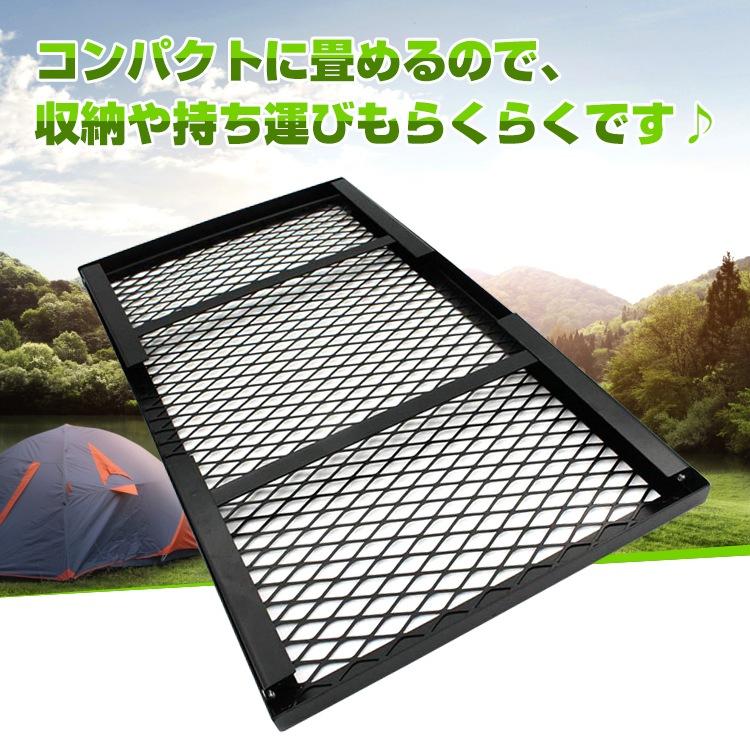 折畳みテーブル アウトドア キャンプ 直火 鉄製 室内 インテリア コンパクト 収納 五徳 サイドテーブル 折り畳み おしゃれ |  | 04