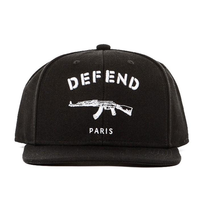 DEFEND PARIS ディフェンド パリス paris cap  キャップ ブラック ホワイト 帽子 mens メンズ |  | 01