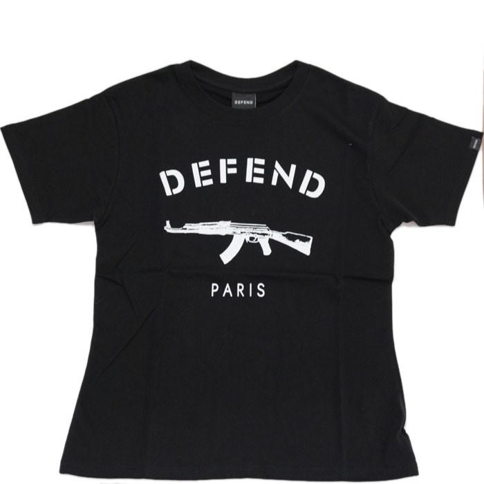 DEFEND PARIS ディフェンド パリス FARO DRAWING T-SHIRT 半袖 Tシャツ ブラック ホワイト オシャレ ストリート DEFEND PARIS ディフェンド パリス paris-tee Tシャツ ブラック