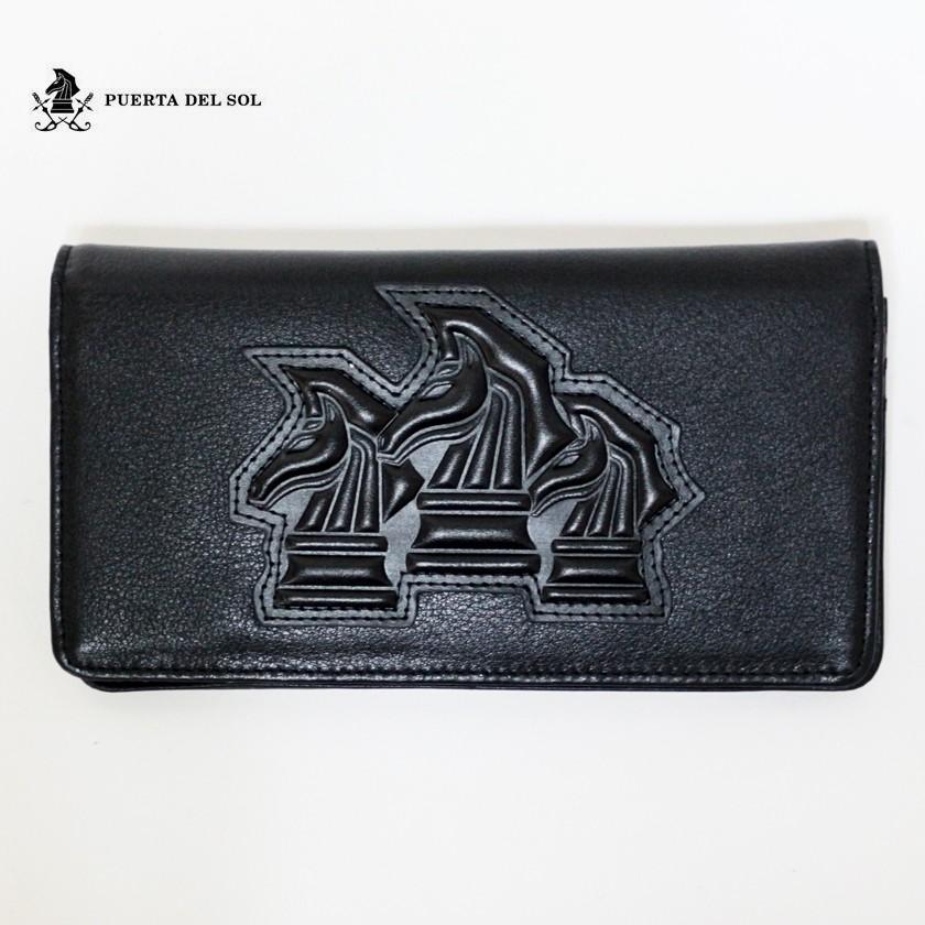 PUERTA DEL SOL プエルタデルソル トリプルマークロングウォレット 長財布 本革 レザーウォレット サイフ | PUERTA DEL SOL