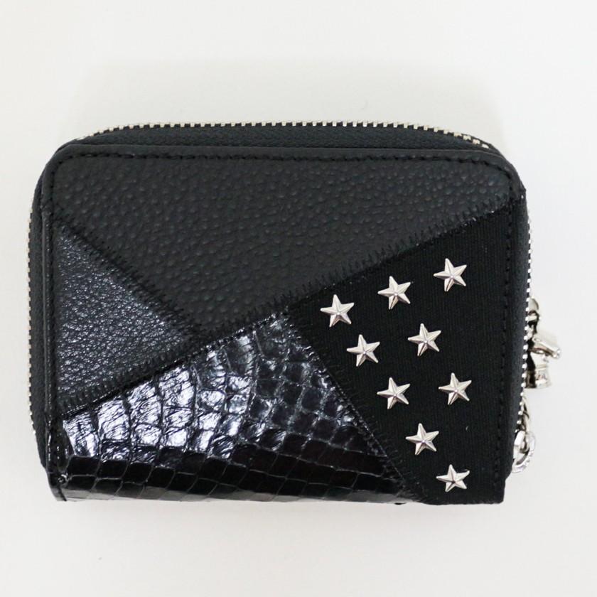 PUERTA DEL SOL プエルタデルソル パッチワークハーフウォレット 財布 ラウンドZIP ミニ 小さい 財布 本革 | PUERTA DEL SOL | 01