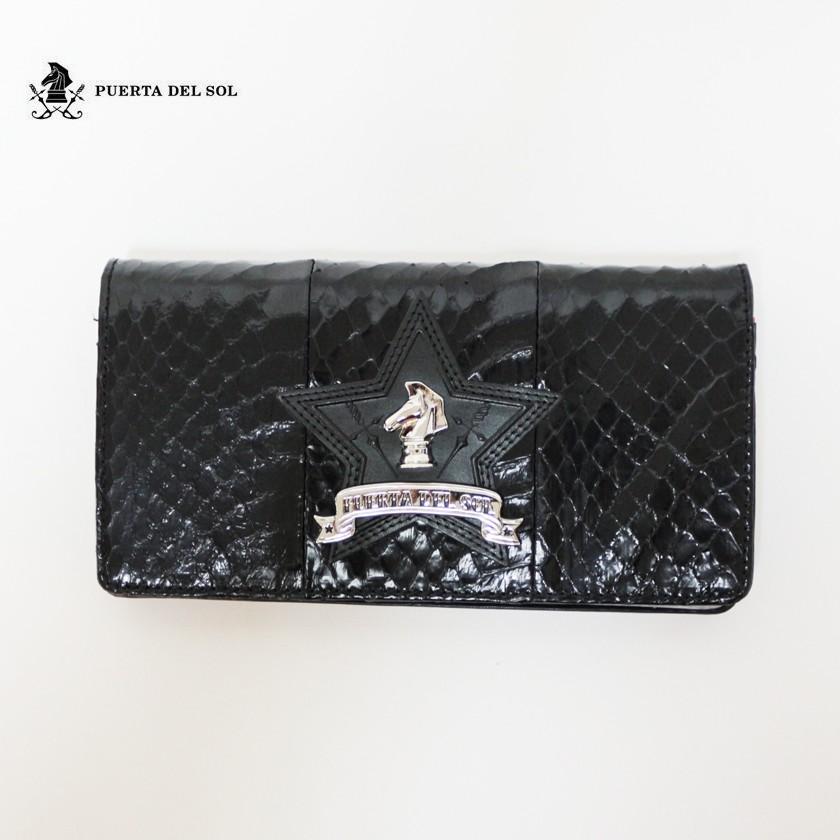 PUERTA DEL SOL プエルタデルソル 長財布 タルプレートスネークロングウォレット 財布 | PUERTA DEL SOL