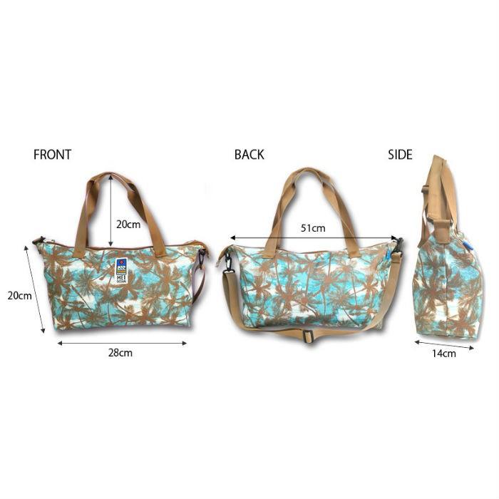 MEI メイ 2WAYパームツリー柄トートバッグ BAG 通勤 通学 旅行 大容量 鞄 かばん カジュアル リゾート カバン 男女兼用 サーフ プレゼント | MEI | 08