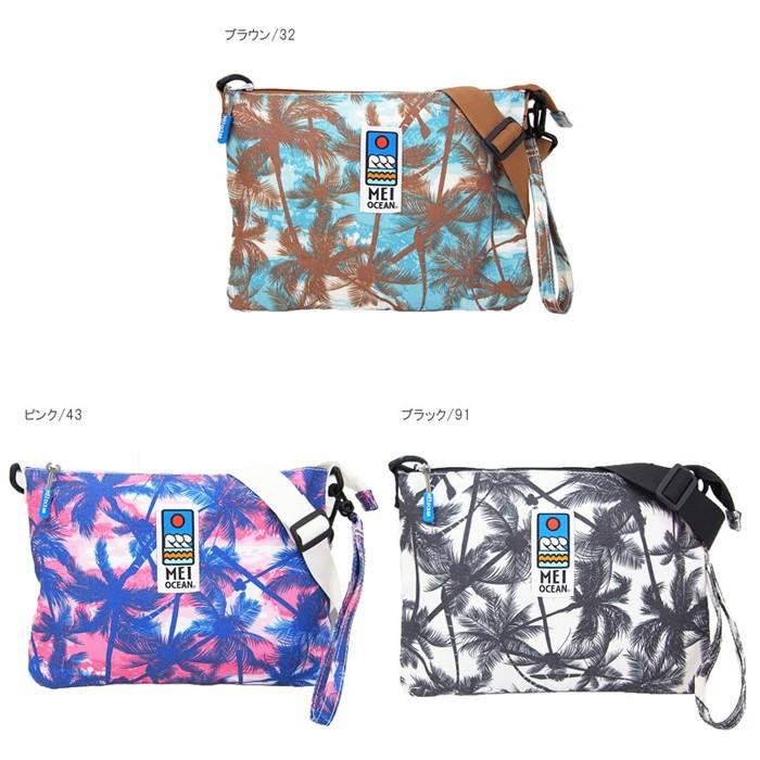 メイ MEI パームツリー柄ショルダーバッグ2way カジュアル ベーシック メンズ レディース 男女兼用 ユニセックス 通勤 通学 ハワイアン柄 | MEI | 02