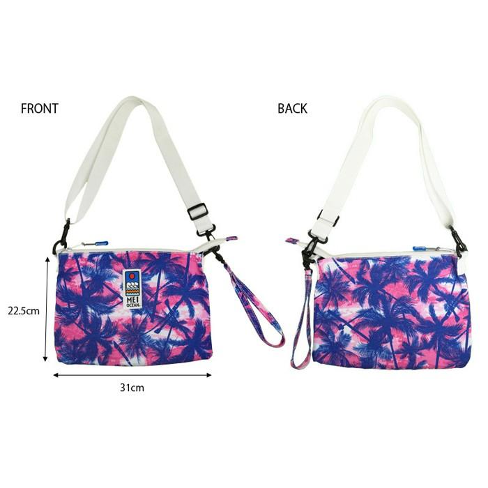 メイ MEI パームツリー柄ショルダーバッグ2way カジュアル ベーシック メンズ レディース 男女兼用 ユニセックス 通勤 通学 ハワイアン柄 | MEI | 03