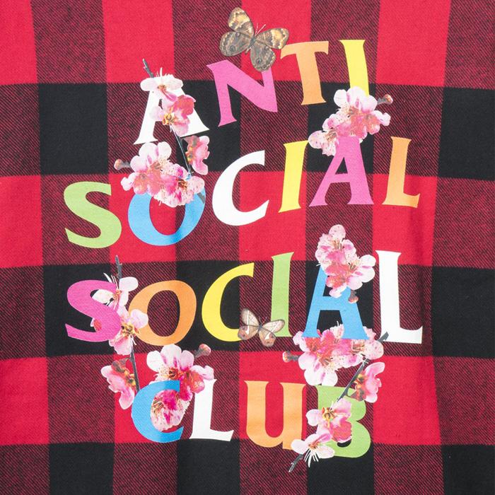 anti Social Social Club シャツ アンチソーシャルソーシャルクラブ Frantic - Red Flannel レア 長袖シャツ チェックシャツ | ANTI SOCIAL SOCIAL CLUB | 02