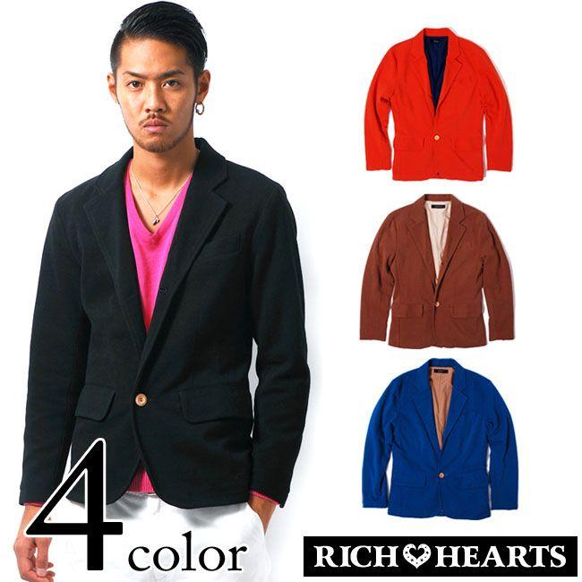 Rich Hearts リッチハーツ Rh 鹿の子テーラードジャケット Bitter ビター Rho 012 Upper Gate 通販 Yahoo ショッピング