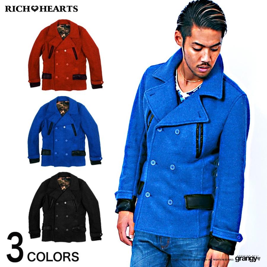 RICH HEARTS リッチハーツ Pコート ウールピーコート : UPPER GATE