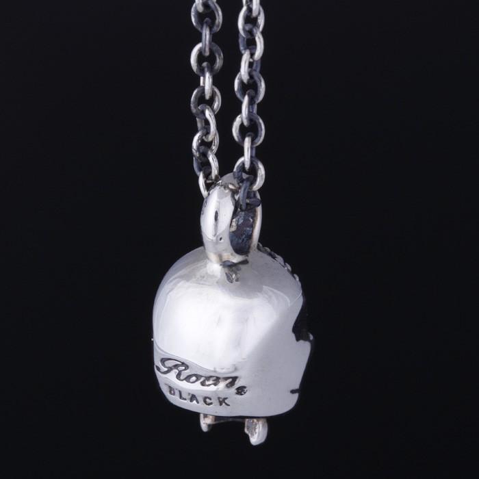 Roen BLACK ロエンブラック シルバー925 ジルコニアパヴェ スカルペンダント ネックレス | Roen | 01