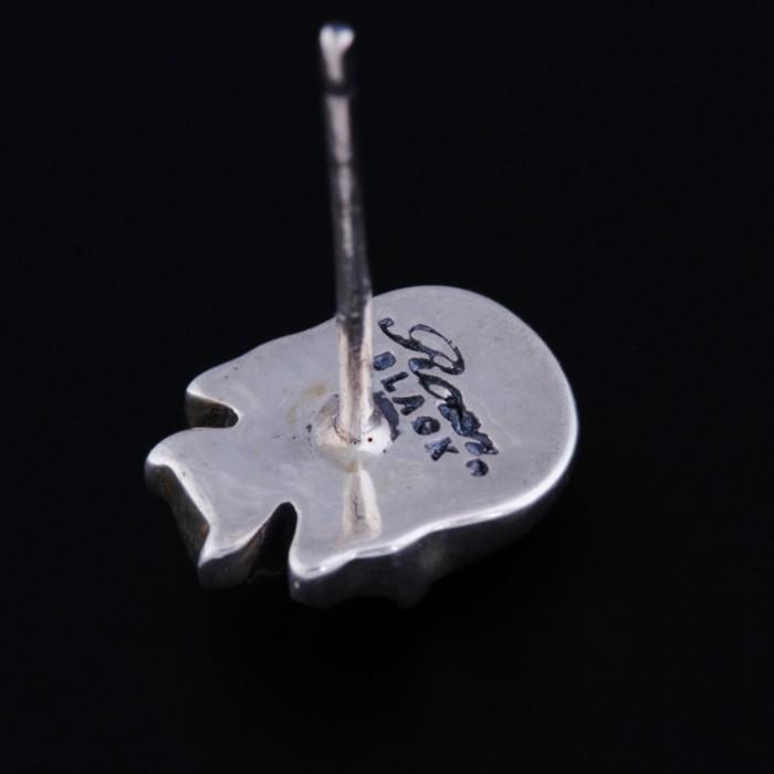 Roen BLACK ロエンブラック シルバースカル スタッドピアス シルバー SILVER925 | Roen | 02