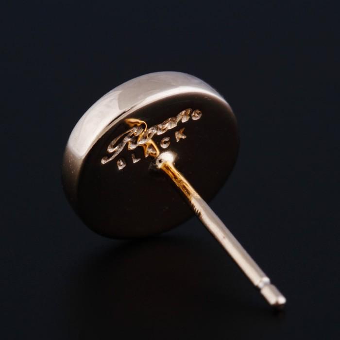 Roen BLACK ロエンブラック ジルコニア サークルスタッドピアス ゴールド ブラック | Roen | 02