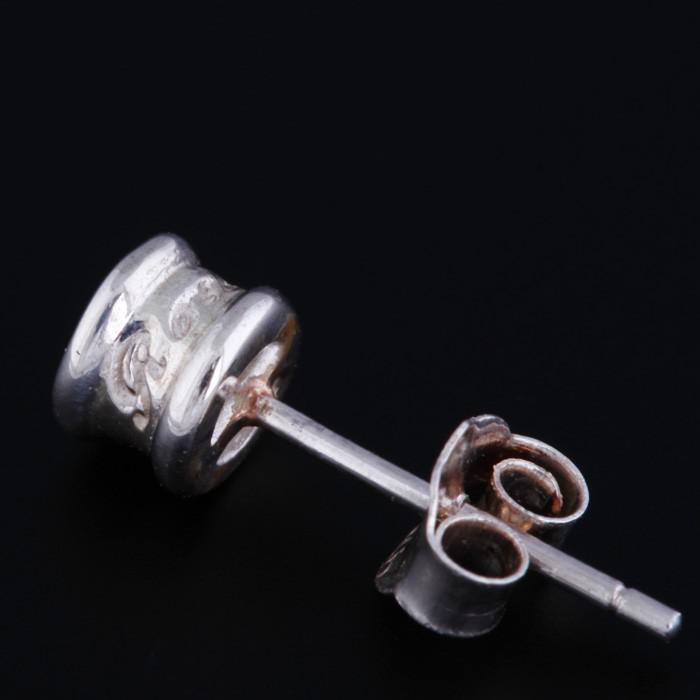 Roen BLACK ロエンブラック ジルコニアスタッドピアス シルバー クリア | Roen | 02