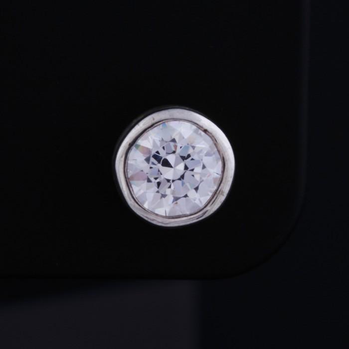 Roen BLACK ロエンブラック ジルコニアスタッドピアス シルバー クリア | Roen | 03