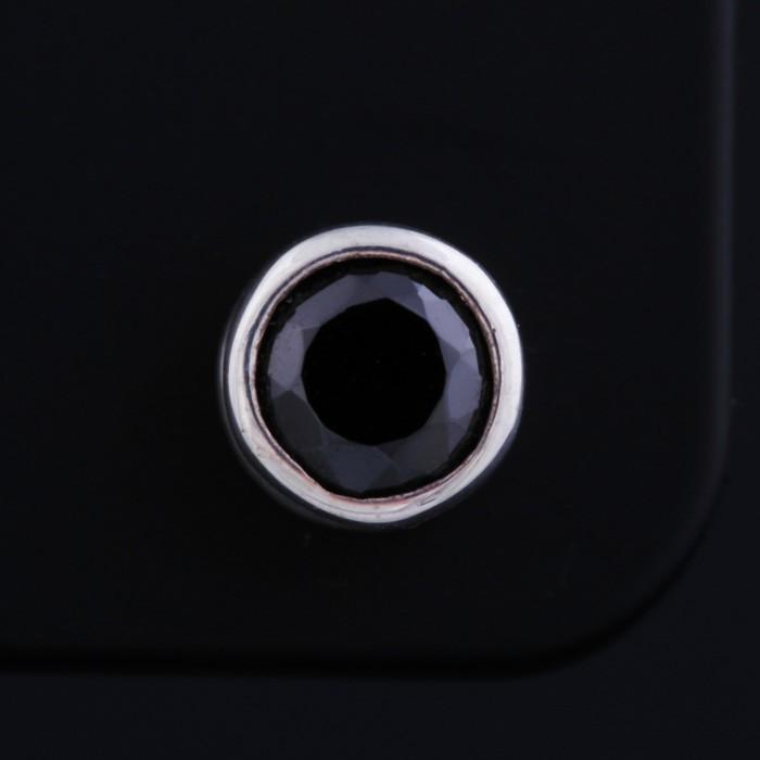 Roen BLACK ロエンブラック ジルコニアスタッドピアス シルバーブラック ユニセックス | Roen | 03