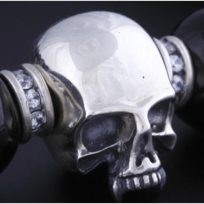 RoenBLACK ロエン アクセサリー タイガーアイ スカル ブレスレット 数珠 パワーストーン メンズ おしゃれ | Roen | 03