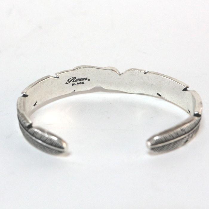 Roen BLACK ロエンブラック フェザーバングル オニキス ブレスレット ro-301 シルバー アクセサリー メンズ | Roen | 01