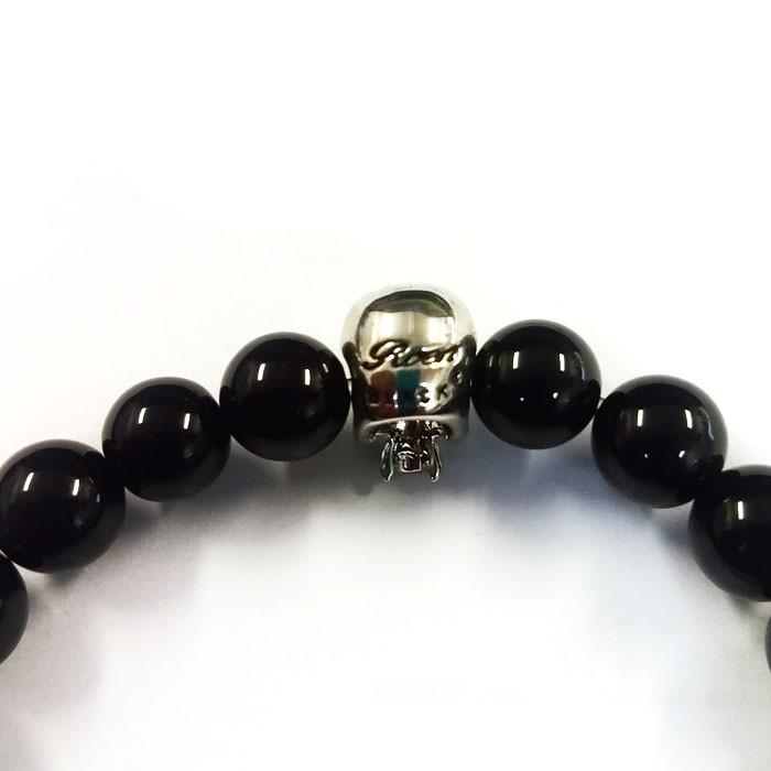 Roen BLACK ロエンブラック オニキスブレスレット ro-401 ブレスレット スカル メンズ アクセサリー | Roen | 02