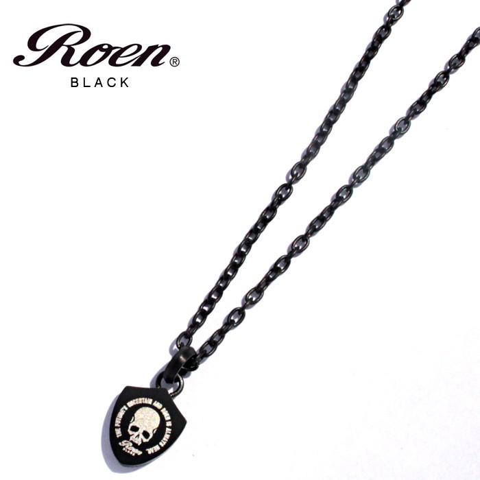 Roen BLACK ロエンブラック ネックレス クリスタルガラスネックレス スカル | Roen