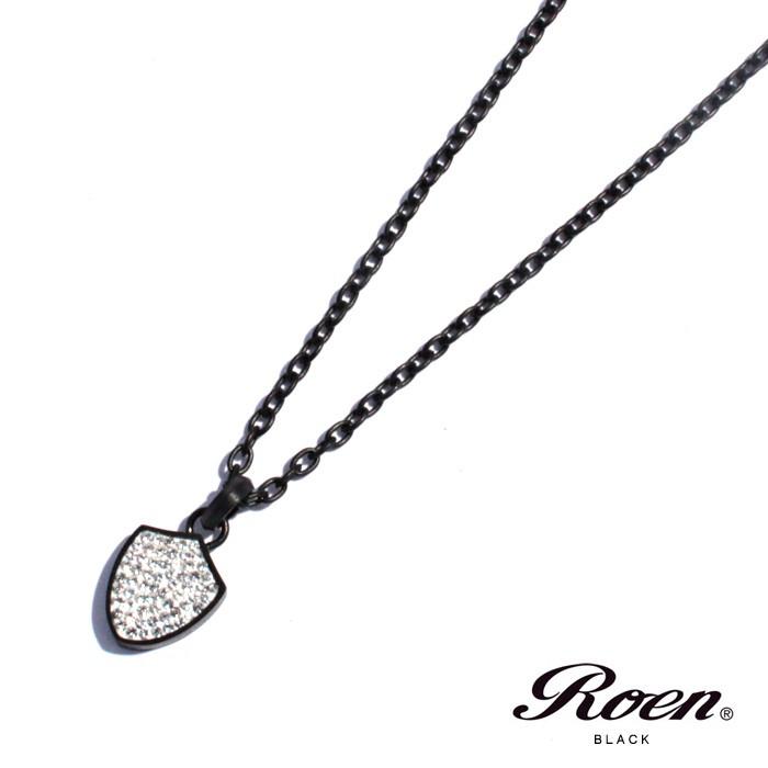 Roen BLACK ロエンブラック ネックレス クリスタルガラスネックレス スカル | Roen | 01