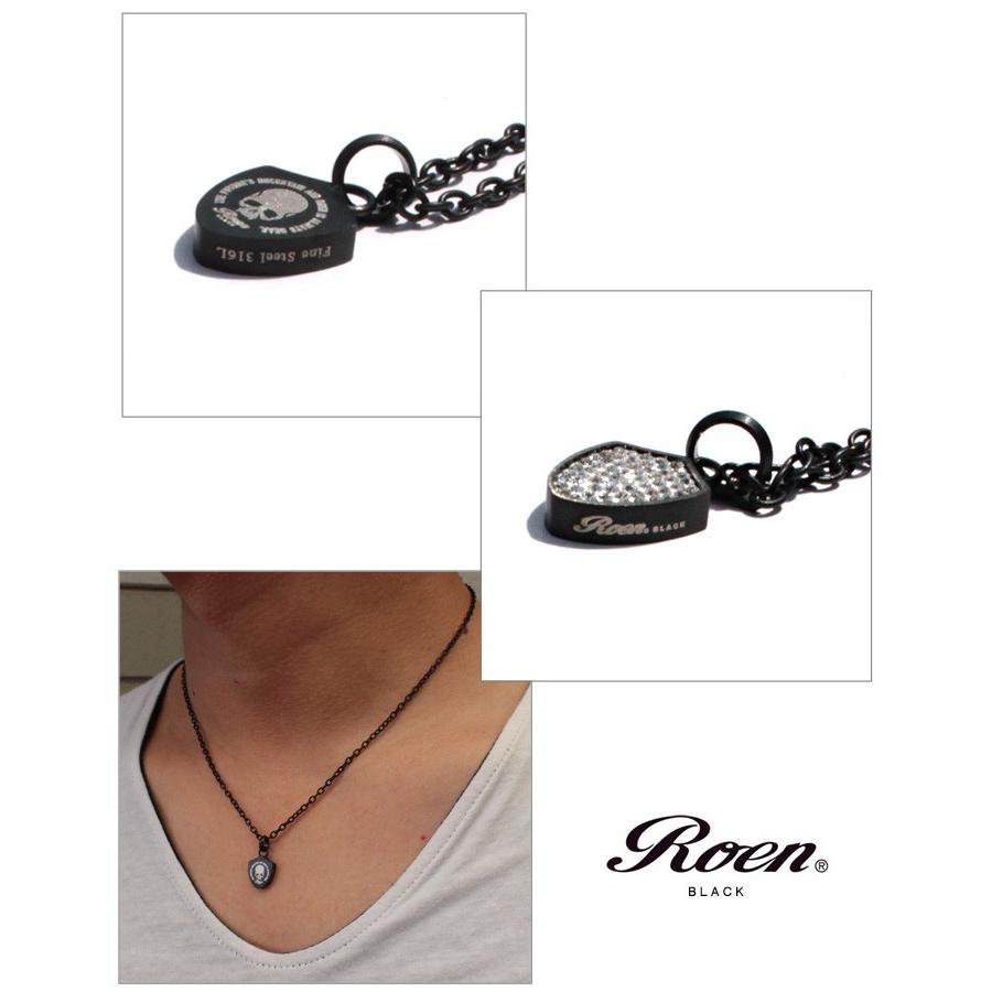 Roen BLACK ロエンブラック ネックレス クリスタルガラスネックレス スカル | Roen | 02