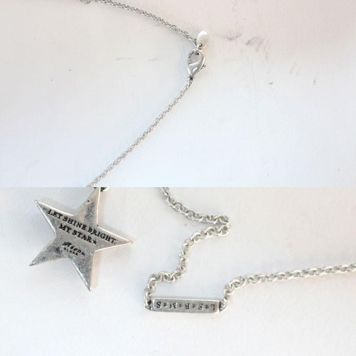 Roen BLACK ロエンブラック スターネックレス ro-603  星 アクセサリー メンズ シルバー | Roen | 02