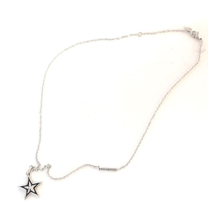 Roen BLACK ロエンブラック スターネックレス ro-603  星 アクセサリー メンズ シルバー | Roen | 03