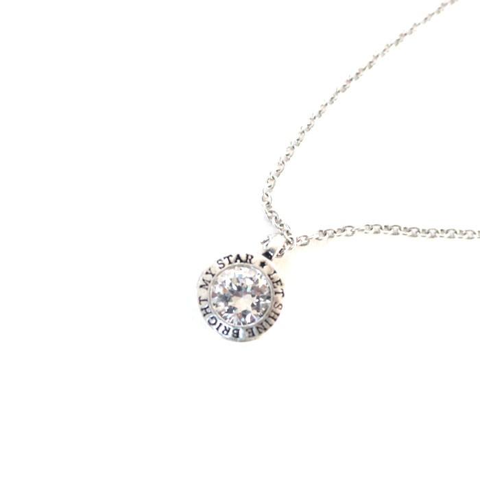 Roen BLACK ロエンブラック ブラスペンダントネックレス ro-604 星 アクセサリー メンズ シルバー | Roen | 01