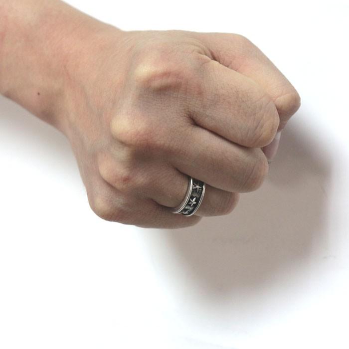 Roen BLACK ロエンブラック スターリング ro-652 星 アクセサリー メンズ シルバー リング 指輪 ペア | Roen | 04