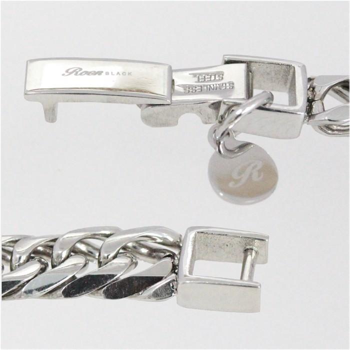 Roen BLACK ロエン ブラック 喜平ネックレス 6面W キヘイ チェーン 50cm 6.5mm 金属アレルギー対応 ノンアレルギー |  | 03