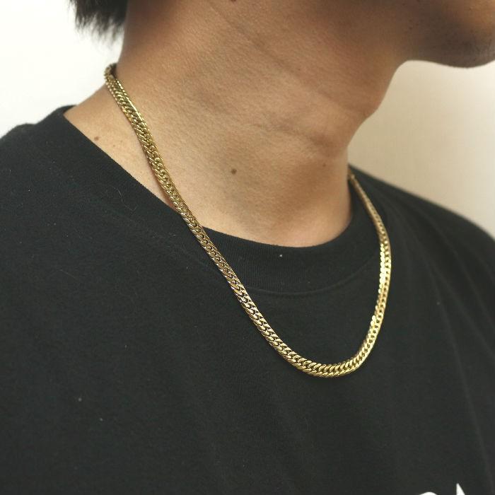 Roen BLACK ロエン ブラック６面ダブルキヘイネックレス 50cm ステンレス ゴールド 金 ユニセックス | Roen | 07