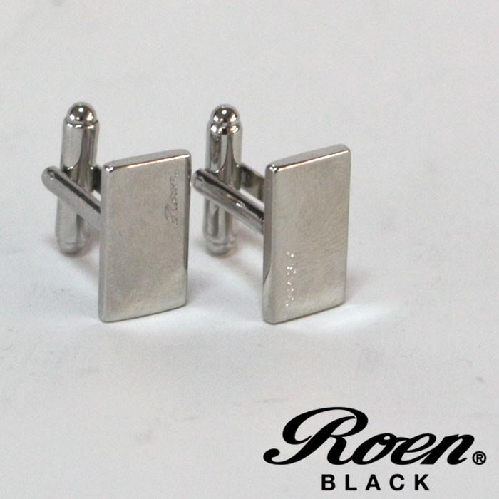 Roen BLACK ロエンブラック カフス ロゴ・シルバーrot-101 2pcs/1セット メンズ アクセサリー | Roen
