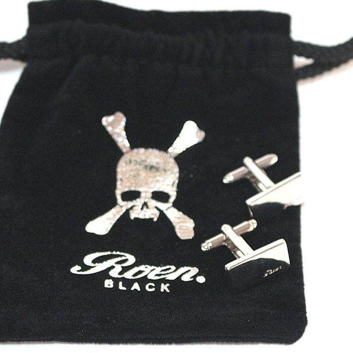 Roen BLACK ロエンブラック カフス ロゴ・シルバーrot-101 2pcs/1セット メンズ アクセサリー | Roen | 02