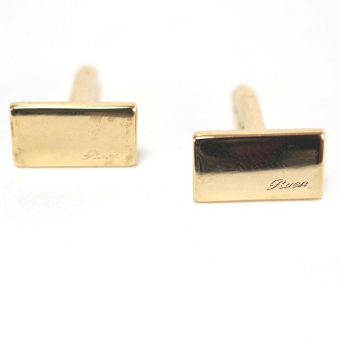 Roen BLACK ロエンブラック カフス（ロゴ・ゴールド） rot-102 2pcs/1セット メンズ アクセサリー | Roen | 01