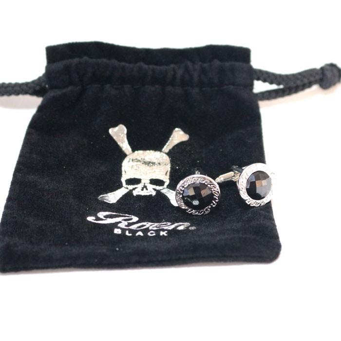 Roen BLACK ロエンブラック カフスカットストーン rot-103  メンズ アクセサリー ストーン | Roen | 02