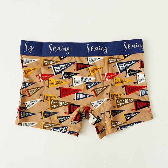 シーイング Seaing ボクサーパンツ PENNANT メンズ 下着 パンツ ブランド おしゃれ 派手 ギフト インナー プレゼント クリスマス バレンタイン 記念日 彼氏 父 |  | 03