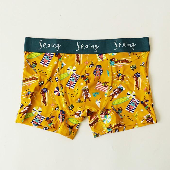 Seaing シーイング ボクサーパンツ BEACH SIDE メンズ 下着 パンツ ブランド おしゃれ 派手 かわいい 人気 ギフト インナー バレンタイン 記念日 彼氏 父 |  | 02
