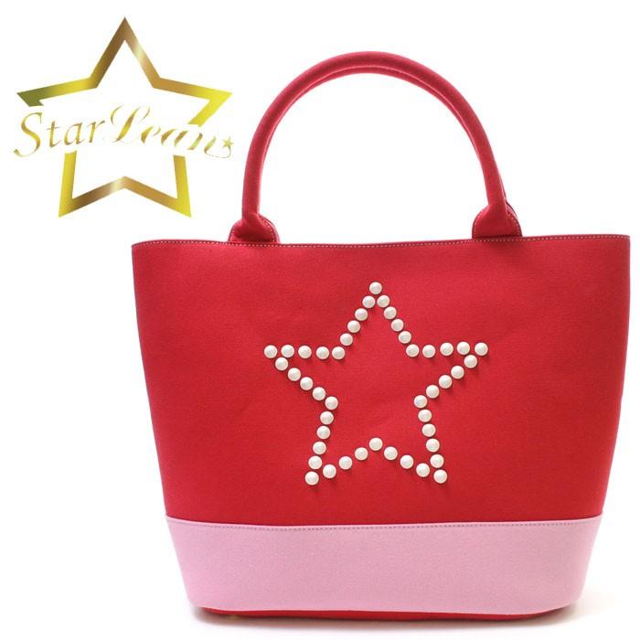 dama SUPER SUN パーカー トートバッグ スターリアン StarLean スタースタッズキャンパストートバッグ RED