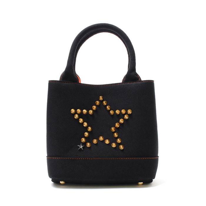 スターリアン StarLean トートバッグ スタースタッズ ミニキャンパストートバッグ ブラック BAG ユニセックス |  | 01