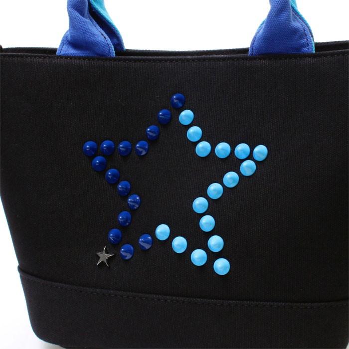 スターリアン StarLean Star バッグ スタースタッズ ミニキャンパス トートバッグ ブルー ユニセックス |  | 05