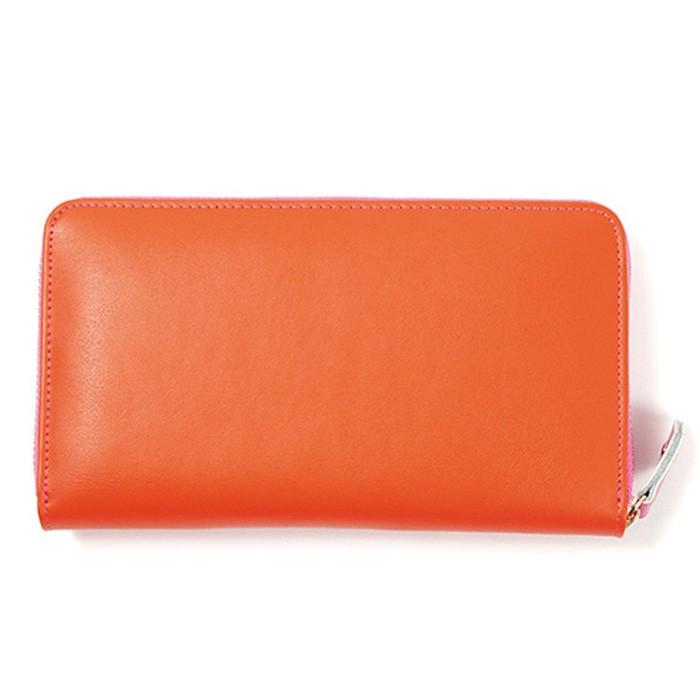 スターリアン 財布 StarLean スタッズラウンドファスナー長財布 財布 オレンジ ピンク ウォレット |  | 01