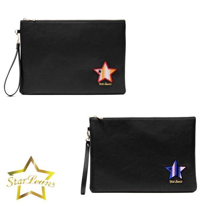 スターリアン StarLean クラッチバッグ BAG 男女兼用 スターストライプ刺繍 クラッチバッグ | 