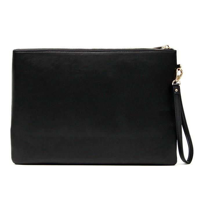 StarLean スターリアン デニム地 カラフル ストライプ刺繍 クラッチ