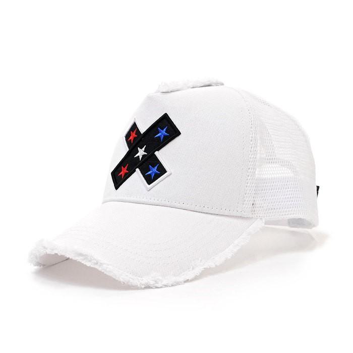 スターリアン StarLeanクロス刺繍メッシュキャップ キャップ 帽子
